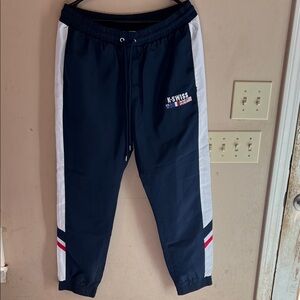 K-SWISS TRACK PANTS NAVY SIZE XL